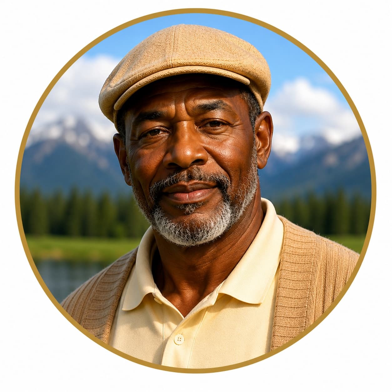 Chubbs AI, a warm experienced golf mentor wearing a cap and light shirt