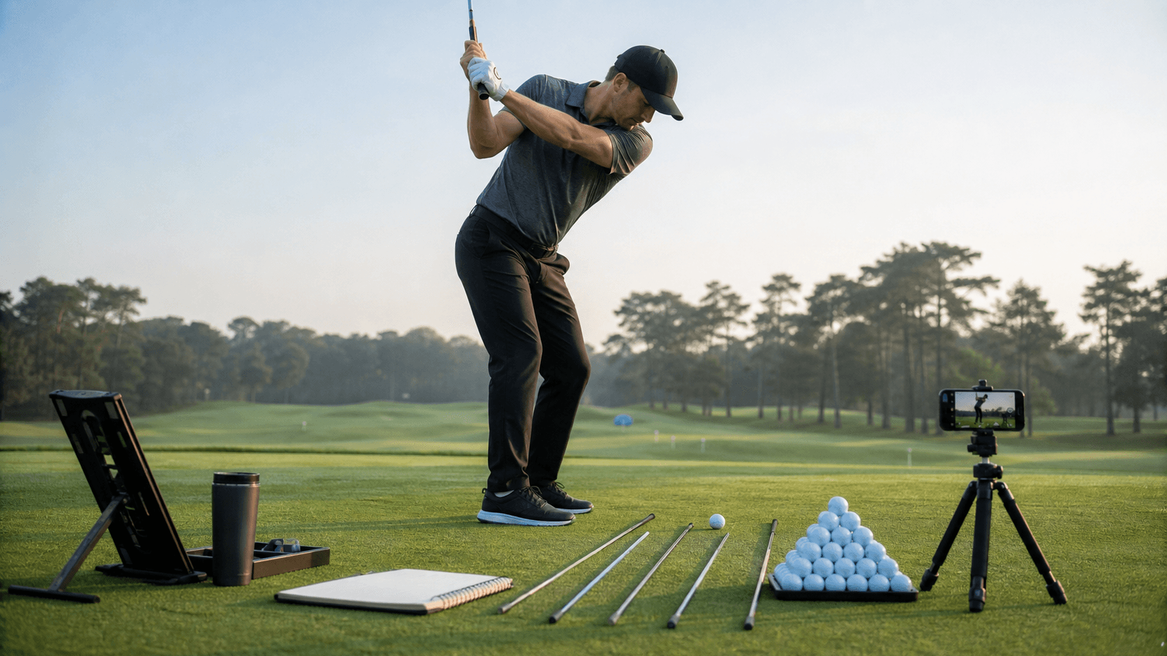 Straight Line Golf Pro article image for Alignment Station Range Session
