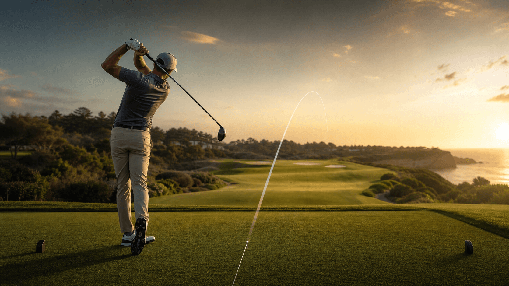 Straight Line Golf Pro article image for Driver Alignment Drill for Slicers and Pullers