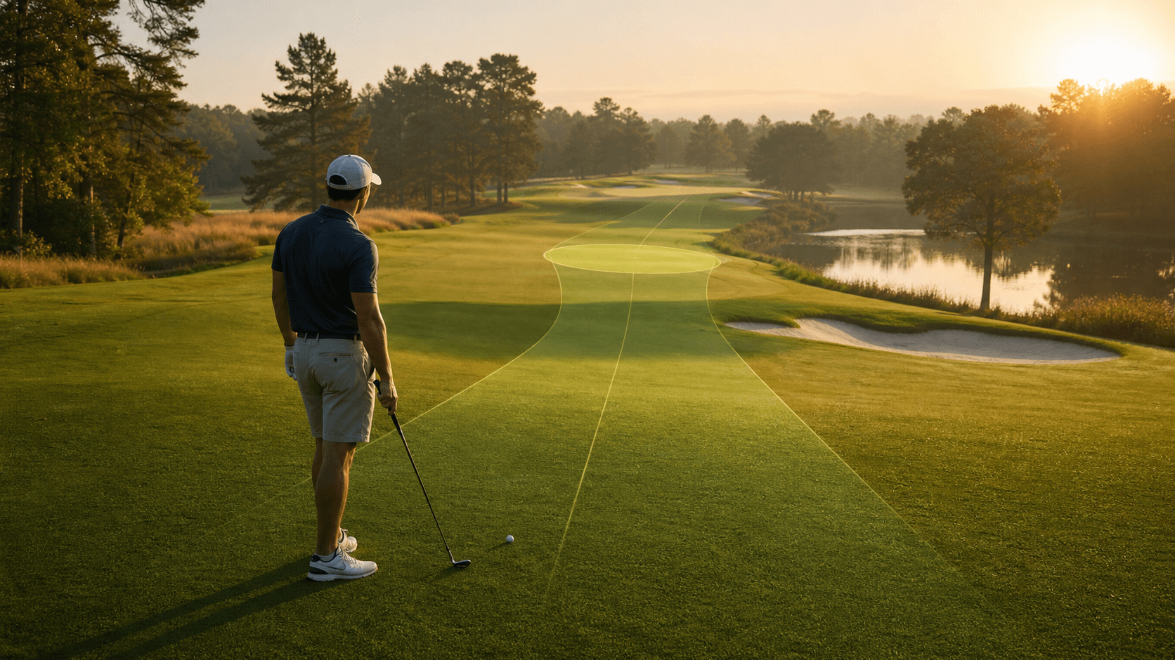 Straight Line Golf Pro article image for How to Avoid Big Numbers With Conservative Targets